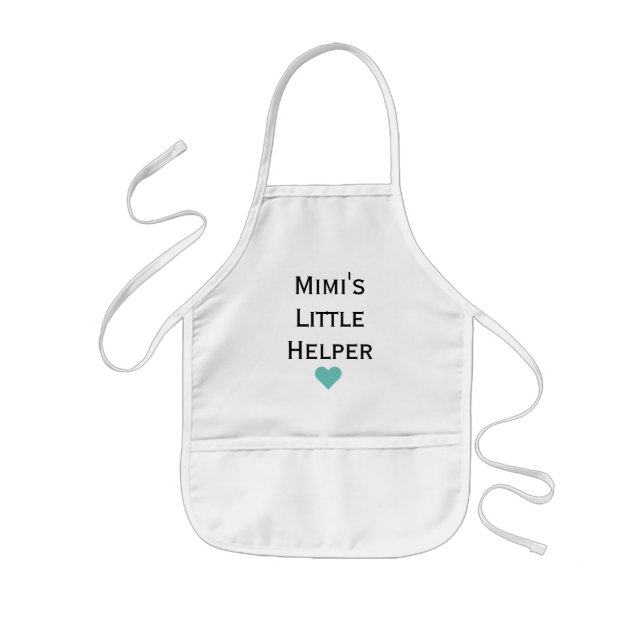 Delantal Infantil Apron de los niños pequeños ayudantes de Mimi (Frente)