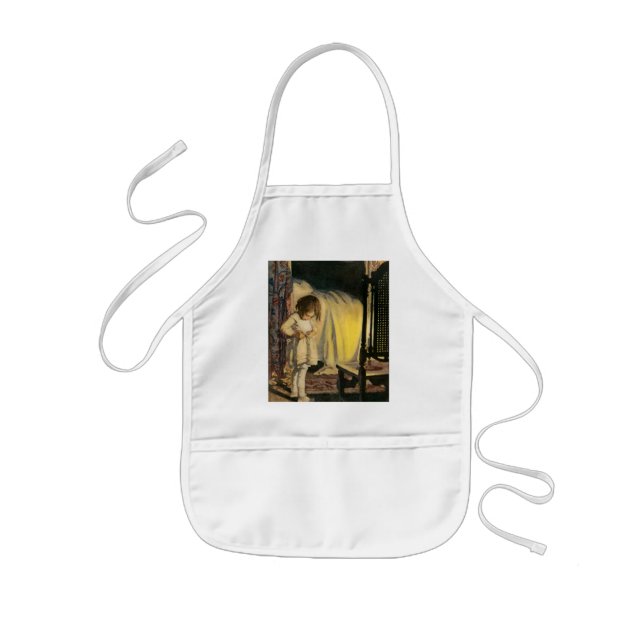 Delantal Infantil Apron de luz de velas (Frente)