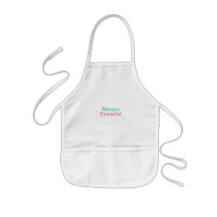 Delantal Infantil Apron de niño azul y rosa lindo