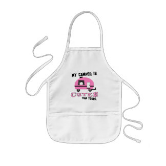 Delantal Infantil Apron de niños de camping en barbacoa
