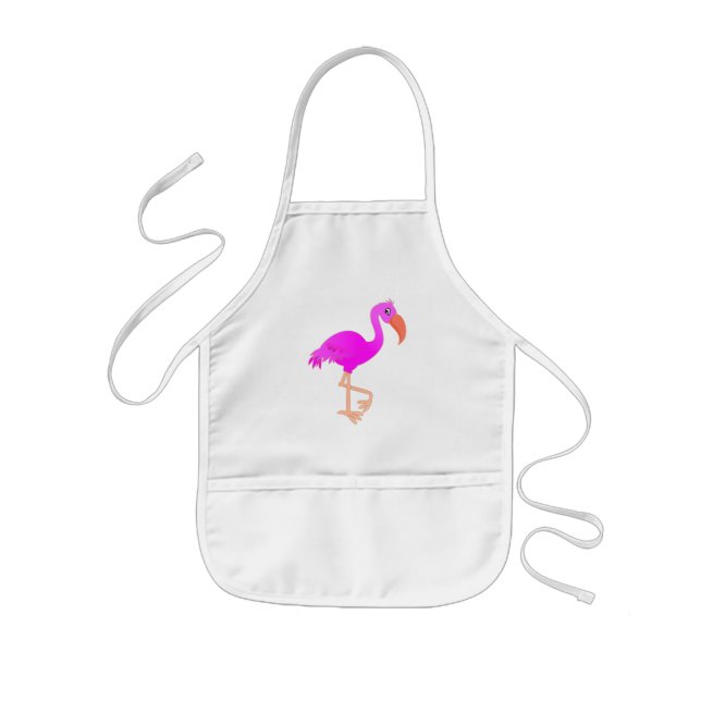 Delantal Infantil Apron de niños de Flamingo (Frente)