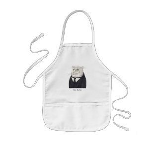 Delantal Infantil Apron de niños de la CAT de BUTLER