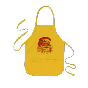 Delantal Infantil Apron de niños de Santa Claus