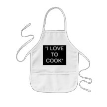 APRON DE NIÑOS> "ME ENCANTA COCINAR"