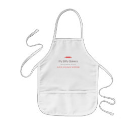 Delantal Infantil Apron de niños pequeños (con nombre)