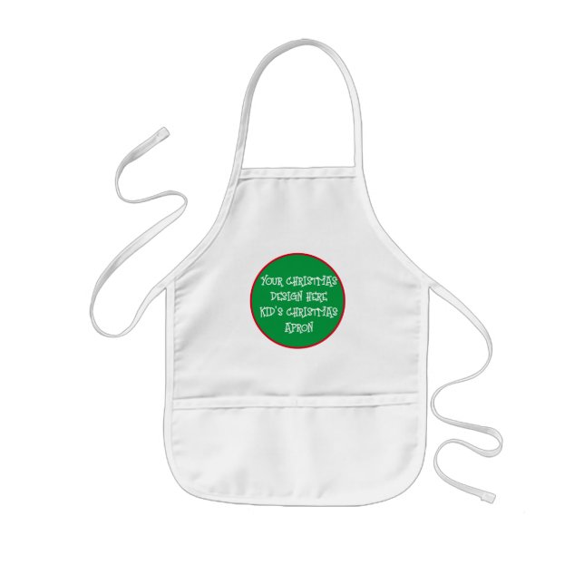 Delantal Infantil "Apron de Personalizado Kid: sube tu diseño (Frente)