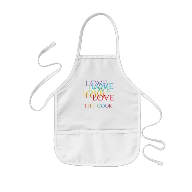Delantal Infantil Apron de RAINBOW LOVE Kids (Frente)