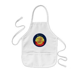 Delantal Infantil Apron de renos navideños