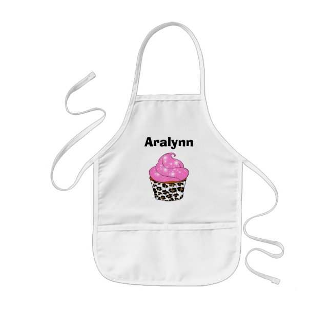 Delantal Infantil "Apron de torta personalizada" para niños Ap (Frente)