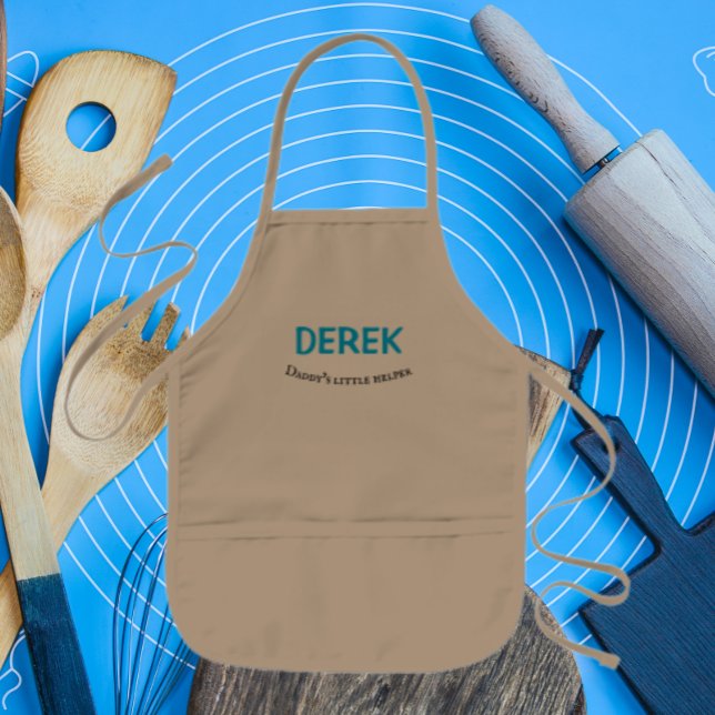 Delantal Infantil Apron de un niño pequeño ayudante de papá (In Situ)