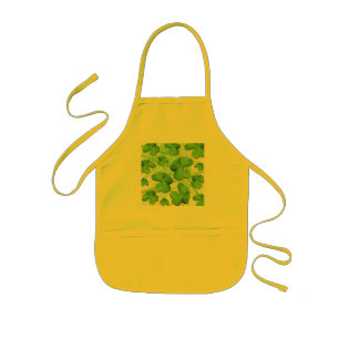 Delantal Infantil Apron del Día del Shamrock Verde