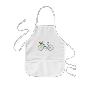 Delantal Infantil Apron del niño en bicicleta