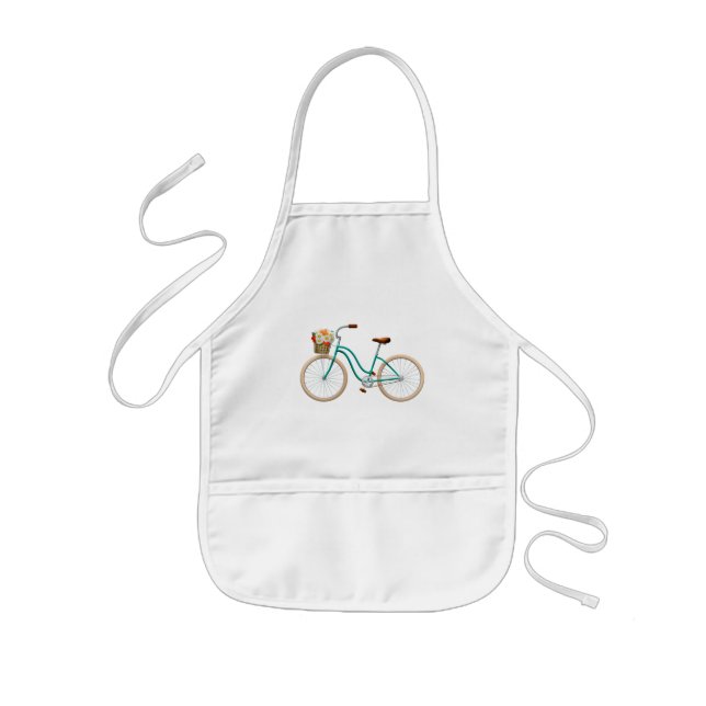 Delantal Infantil Apron del niño en bicicleta (Frente)