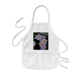 Delantal Infantil Apron del niño morado de crocus