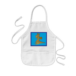 Delantal Infantil Apron - Dragón de juguete en el marco
