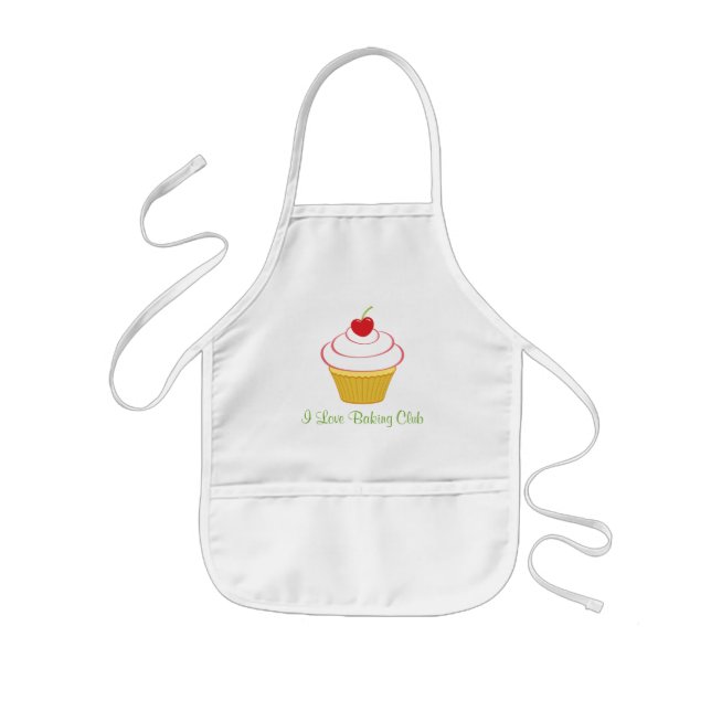Delantal Infantil Apron, el chef personalizado del niño, con tarta d (Frente)