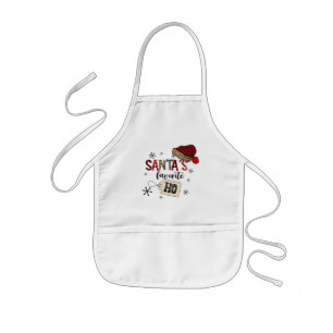 Delantal Infantil Apron favorito de Santa