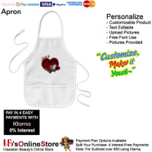 Apron Heart Magic White Kids