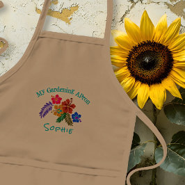 Delantal Infantil Apron Hibiscus Flowers