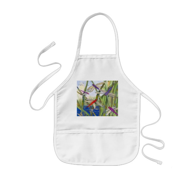 Delantal Infantil Apron infantil con libagonflies (Frente)