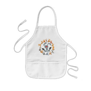 Delantal Infantil Aprón infantil de Mandala, Personalizado lindo