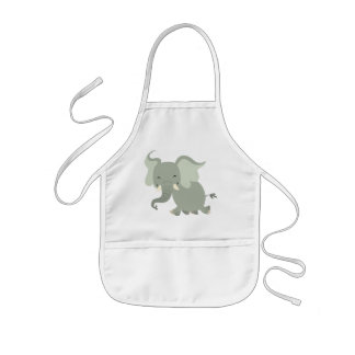 Delantal Infantil Apron infantil elefante de dulce merry Personaliza