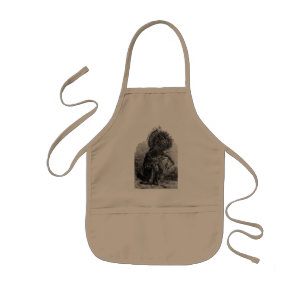 Delantal Infantil Apron jefe indio