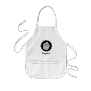 Delantal Infantil Apron Kawaii Morado