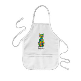 Delantal Infantil Apron (niño), nombre del gato arcoiris