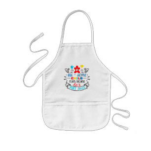 Delantal Infantil Apron niños con conciencia del autismo