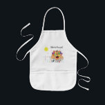 Delantal Infantil Apron para los niños personalizado<br><div class="desc">Apron para niños. Gran regalo personalizado para Hanukkah,  cumpleaños y todos los días! Elija su estilo de letra,  tamaño,  color y texto favorito. "Shmutz" significa "un pequeño desastre" en yiddish. (¡Sí! ¡Los niños hacen eso!:)</div>