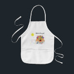 Delantal Infantil Apron para los niños personalizado<br><div class="desc">Apron para niños. Gran regalo personalizado para Hanukkah,  cumpleaños y todos los días! Elija su estilo de letra,  tamaño,  color y texto favorito. "Shmutz" significa "un pequeño desastre" en yiddish. (¡Sí! ¡Los niños hacen eso!:)</div>