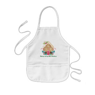 Delantal Infantil Apron, pequeño chef, Navidades infantiles