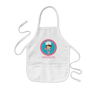 Delantal Infantil Apron personalizado - Partido pequeño panadero fa