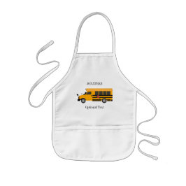 Delantal Infantil Apron personalizado por autobús infantil en escuel