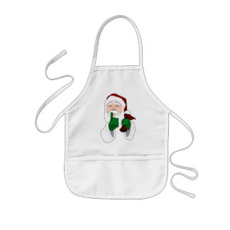 Delantal Infantil Apron Personalizados Navidades de Santa Cláusula A