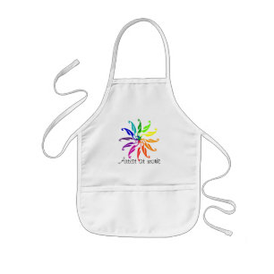 Delantal Infantil Apron - Rueda de color estilizada