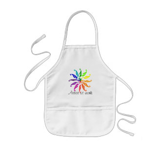 Delantal Infantil Apron - Rueda de color estilizada