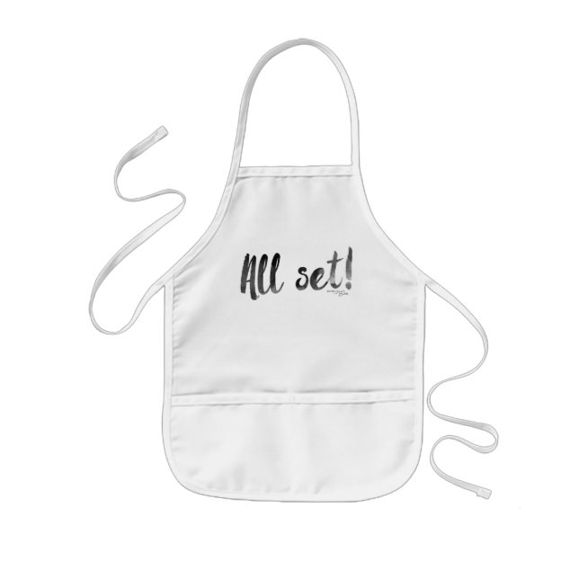 Delantal Infantil Apron - ¡Todo listo!Niños (Frente)