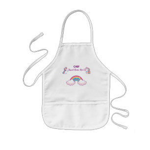 Delantal Infantil Apron Unicornio de un niño personalizable