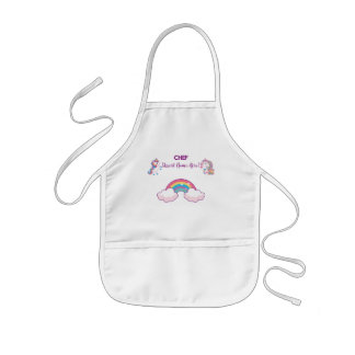 Delantal Infantil Apron Unicornio de un niño personalizable