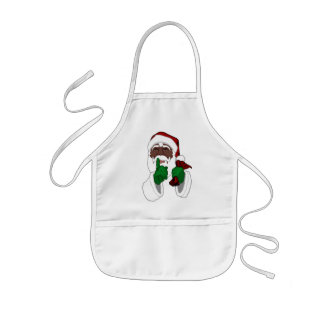 Delantal Infantil Aprones Personalizados de Santa Aprons