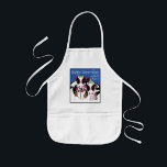 Delantal Infantil Aprons Niños felices Hamookkah<br><div class="desc">Un delantal para niños de Hanukkah. Este "Feliz Hamookkah" es un regalo maravilloso para cualquier niño este Chanukah. ¡Úsalo para cocinar, hacer artesanías o jugar para hacer el día de cualquier niño! Personalice borrando texto y agregando el suyo propio. Elija su estilo de fuente, color y tamaño favoritos. Hay varios...</div>