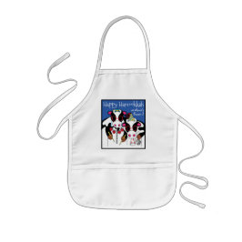 Delantal Infantil Aprons Niños felices Hamookkah