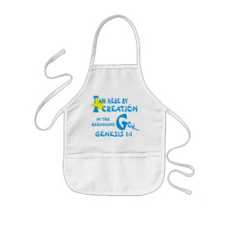 Delantal Infantil Aquí Por Creación Apron© Eng Kids' Apron