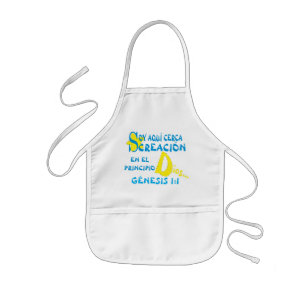 Delantal Infantil Aquí Por Creación Apron© Esp Kids' Apron
