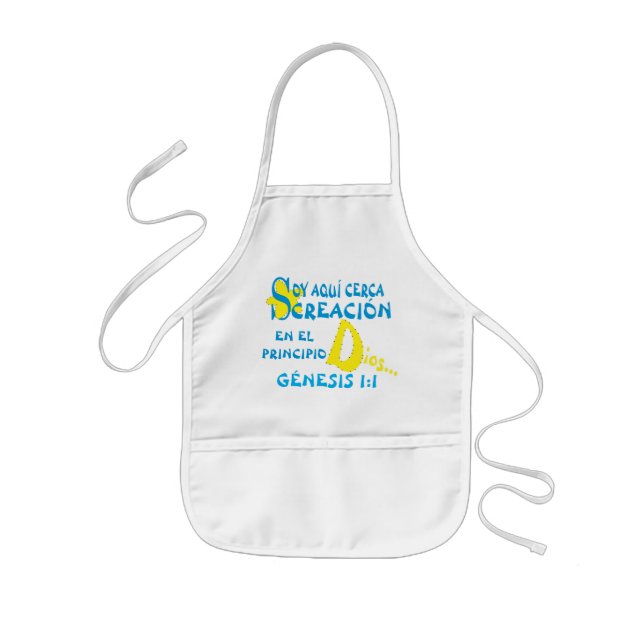 Delantal Infantil Aquí Por Creación Apron© Esp Kids' Apron (Frente)