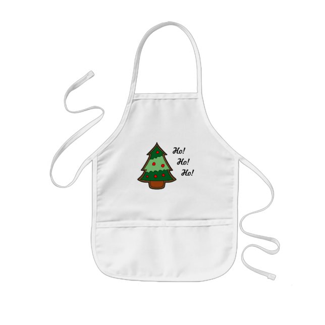 Delantal Infantil Árbol de Navidad Fundido (Frente)
