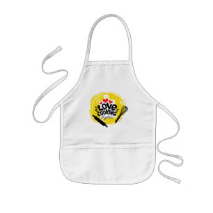 Delantal Infantil Armonía Culinaria: Amor en la Cocina