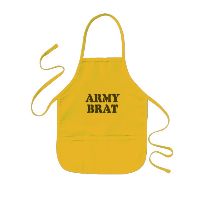 DELANTAL INFANTIL ARMY BRAT (Frente)